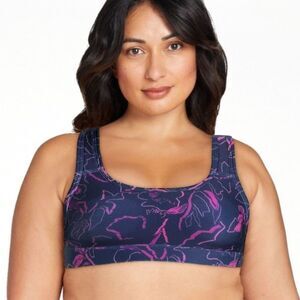 Avia Ventilated Molded Racer Sports Bra L 12-14